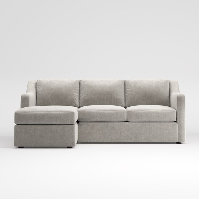 Notch Reversible Lounger Sectional Sofa + Reviews Crate & Barrel